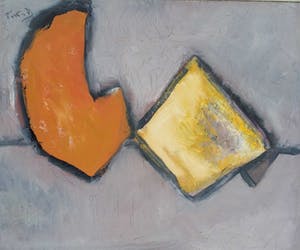 Niet of onleesbaar gesigneerd - Abstract. Figuren in ruimte. Gesigneerd. kopen? Bied vanaf 10!