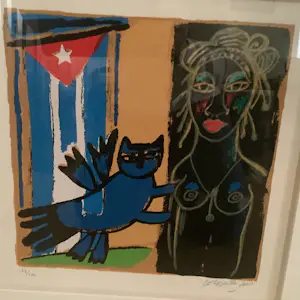 Corneille - Vrouw met uil kopen? Bied vanaf 225!