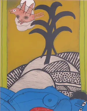 Corneille - Zeefdruk, geen titel - Ingelijst kopen? Bied vanaf 1!