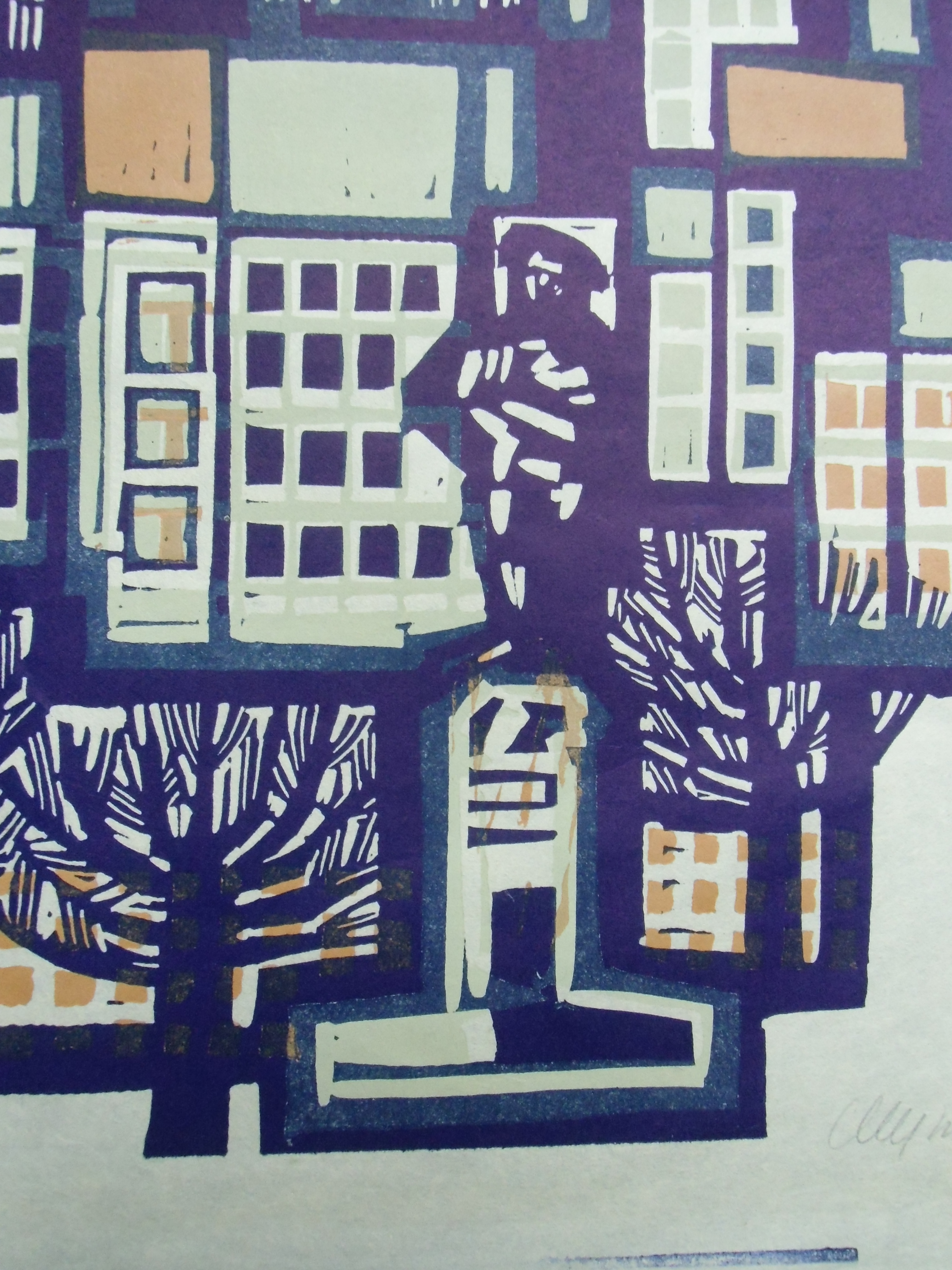 Akke Sins - ANTWERPEN /// KLEURENLINOSNEDE VAN AKKE SINS kopen? Bied vanaf 30!