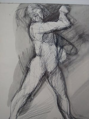 Jan Verheyen - naakte figuren (2x) kopen? Bied vanaf 60!