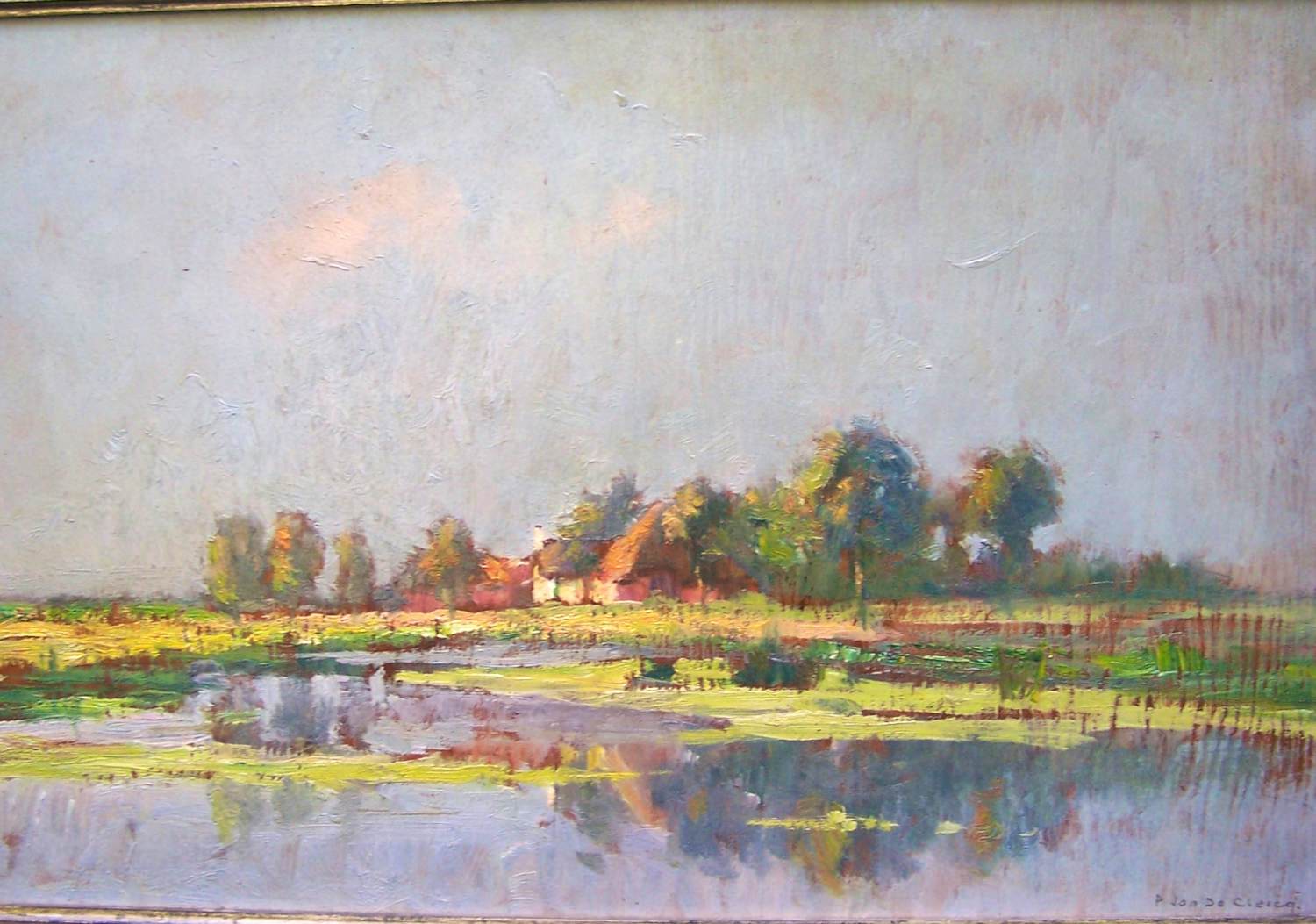 Jan De Clerck - Waterlanschap kopen? Bied vanaf 150!