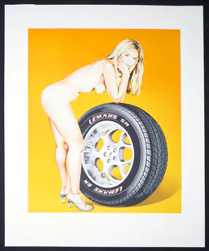 Mel Ramos - Litho, Tyra Tyer kopen? Bied vanaf 1200!