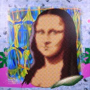 Arturo - Gilcée op Doek, Mono Lisa, (Groot) verkocht voor € 1!