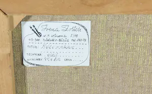 Irena Zolich - Olieverf op doek, Bloemstilleven - Ingelijst kopen? Bied vanaf 1!