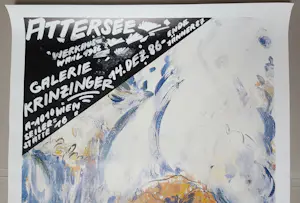 Christian Ludwig Attersee - Original Ausstellungsplakat Werkauswahl Galerie Krinzinger Wien 1986 kopen? Bied vanaf 40!