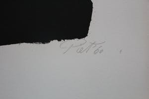 Piet van Stuivenberg - Litho: Abstracte compositie - 1961 kopen? Bied vanaf 45!