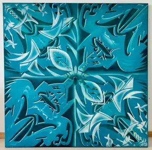 Hugo Kaagman - Canvas doek - Electric Centre kopen? Bied vanaf 250!