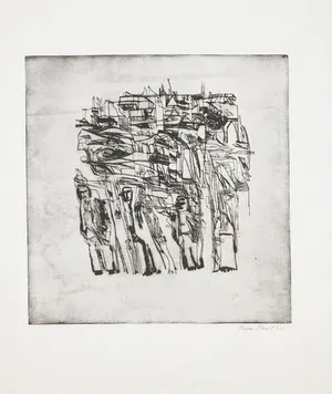 Henri Plaat - Ets, Zonder titel kopen? Bied vanaf 30!