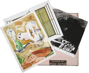Lucebert - Anton Martineau, Shinkichi Tajiri e.a., Hommage aan Max Ernst (10x grafiek) kopen? Bied vanaf 1!