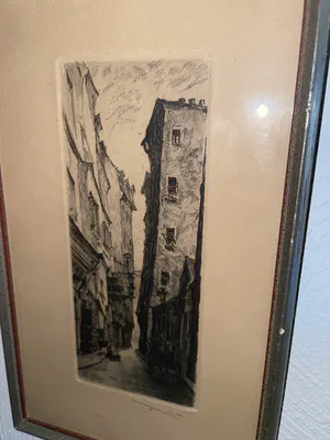 Niet of onleesbaar gesigneerd - PARIS LA RUE DE VENISE - 41G kopen? Bied vanaf 1!
