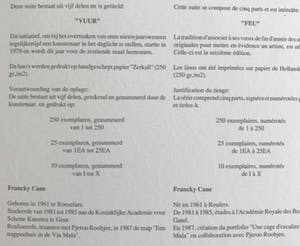 Francky Cane - Gesigneerde linodruk - 1993 - 69/250 kopen? Bied vanaf 55!