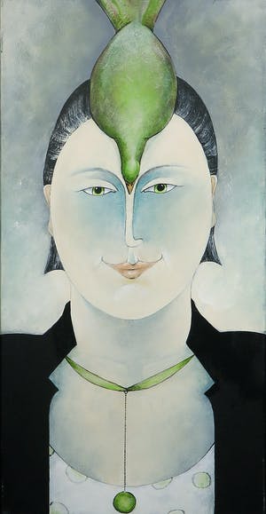 Carla Raadsveld - Handbewerkte giclée op Doek, Bad Hairday, (Groot) kopen? Bied vanaf 1!