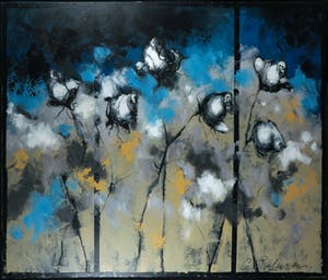 Carolina Paulussen - Acryl op doek, Rozen (Zeer groot) kopen? Bied vanaf 250!