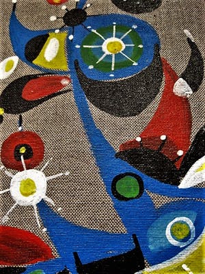 Niet of onleesbaar gesigneerd - circa 1970 - Interessant Surrealistisch olieverf - gesigneerd Calvo kopen? Bied vanaf 10!