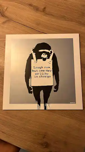Banksy - DJ DM - laugh now verkauft für € 430!