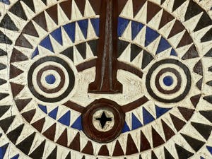 Mossi - Tribal Used African MOSSI SUN Mask - Burkina Faso. kopen? Bied vanaf 25!