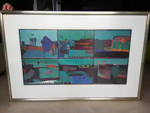 Jeroen Krabbé - Vele gekleurde vlakken. vendu pour 150€ !