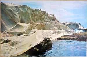 Christo - Wrapped Coast - Little Bay Australia 1969 verkocht voor € 180!