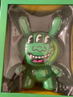 Keith Haring - Kidrobot Three Eyed Monster 8" Dunny Green kaufen? Bieten Sie von 200!