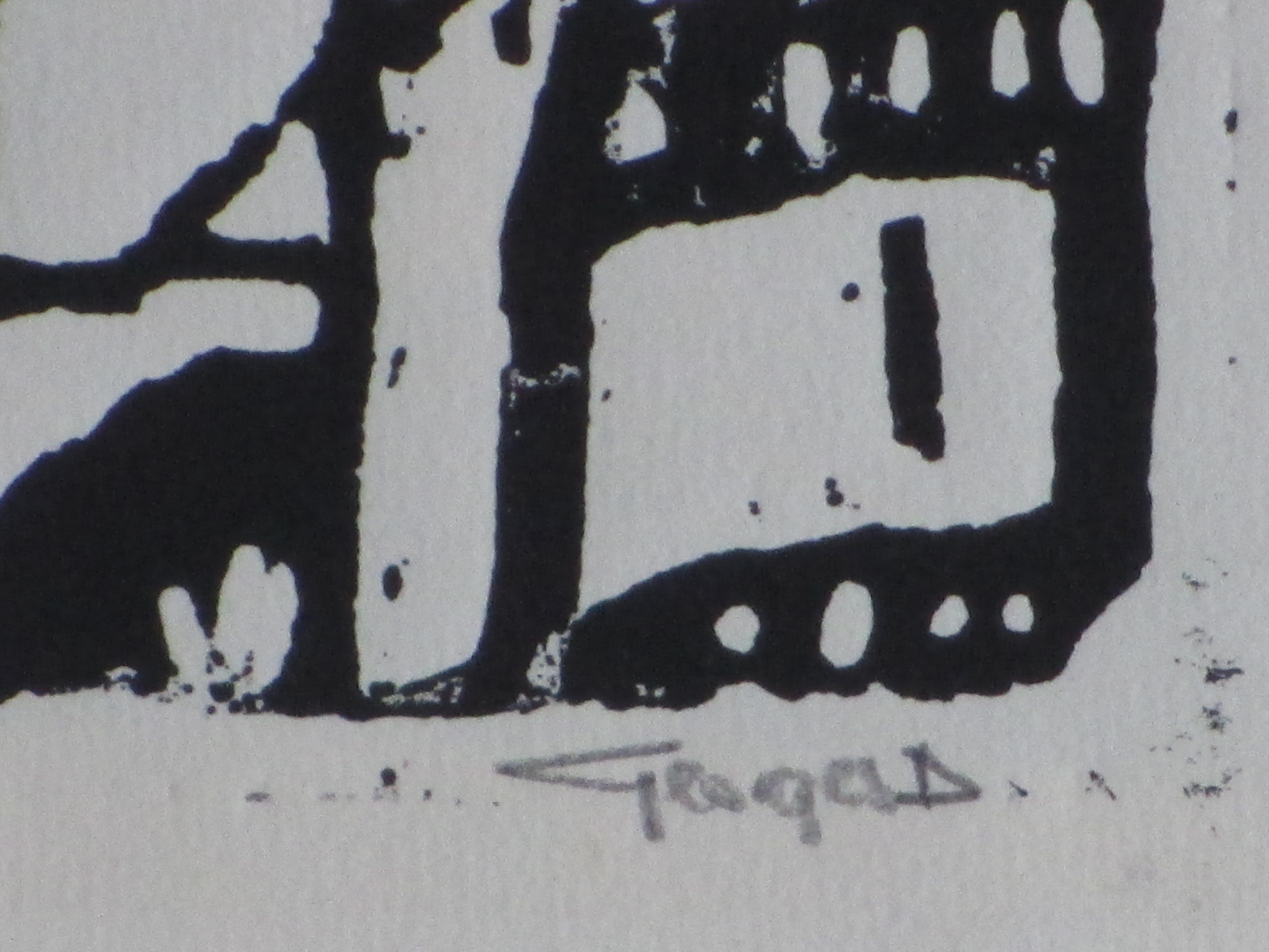 George Degenhart - Koffiehuis - Linosnede kopen? Bied vanaf 1!