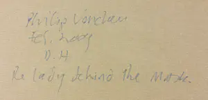 Philip Vencken - Olieverf op doek, Lady behind the mask (Groot) kopen? Bied vanaf 1!