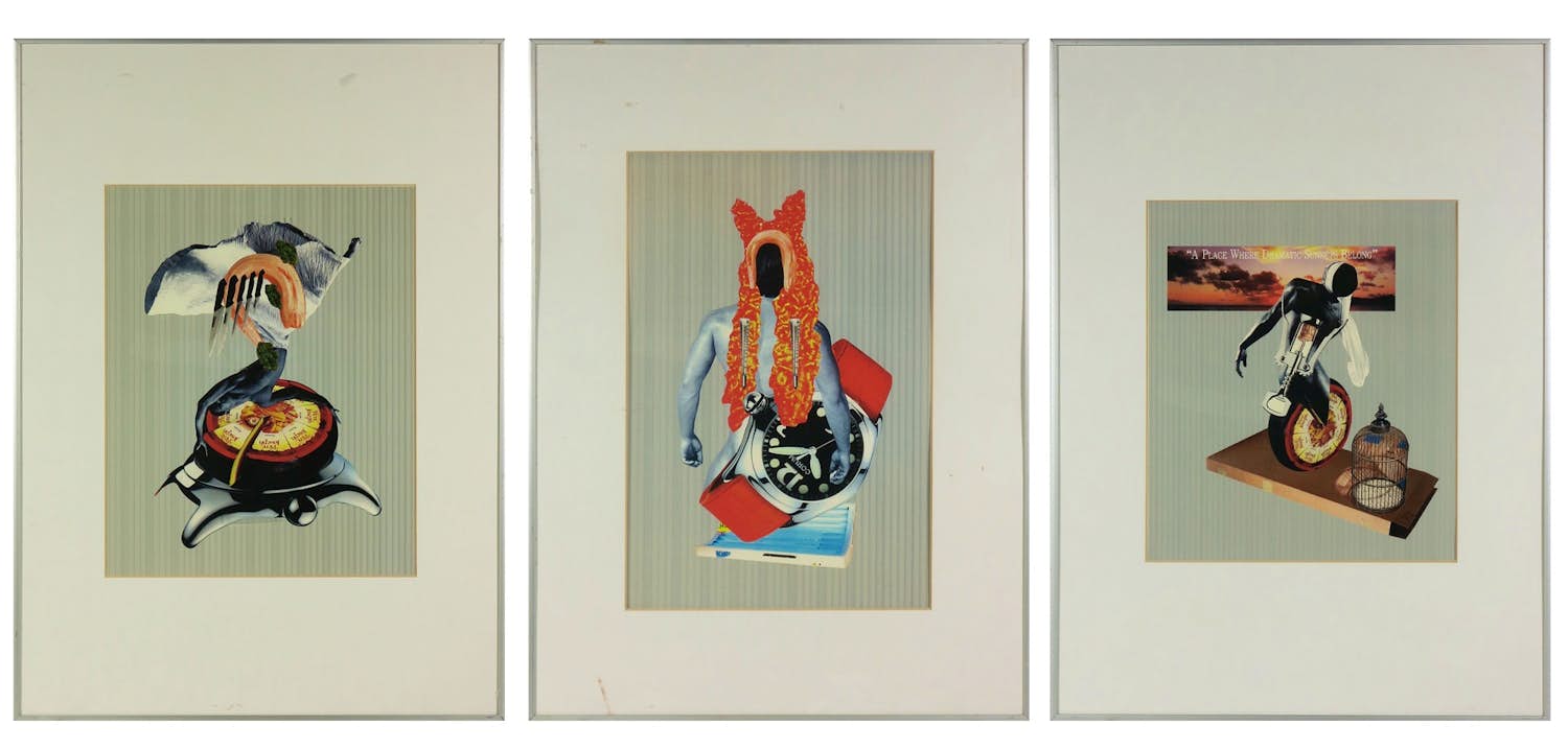 Herman van den Boom - Set van 3 fotocollages, Titanic & Couple & A place where dramatic secrets (...) kopen? Bied vanaf 100!