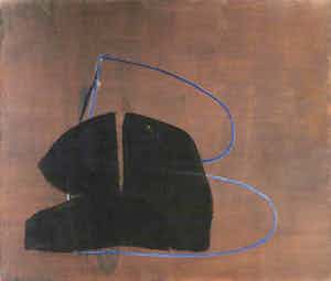 Martin Rous jr. - Olieverf op doek, Zonder titel (Zeer Groot) verkocht voor € 150!