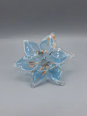 Cenedese - Prachtig handgeblazen glazen bloem Murano glas 13 x 8 cm kopen? Bied vanaf 1!