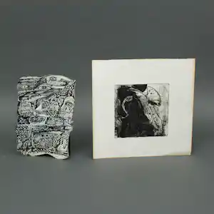 Ernst Vijlbrief - Collectie werken op papier, jaren zestig en zeventig (2x) verkauft für € 40!
