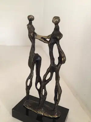 Corry Ammerlaan - Sculptuur “ EEN HANDDRUK VAN GOUD “. Gesigneerd kopen? Bied vanaf 1!