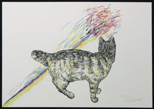 Roger Raveel - Zeefdruk, Felix vulgaris kopen? Bied vanaf 350!