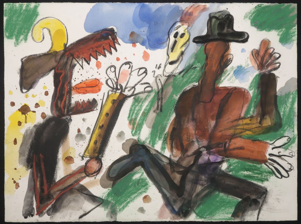 Anton Martineau - Anton Martineau: Aquarel en Krijt, Fantasiefiguren kopen? Bied vanaf 60!