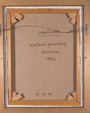 Hans Vanhorck - Abstract painting kopen? Bied vanaf 190!