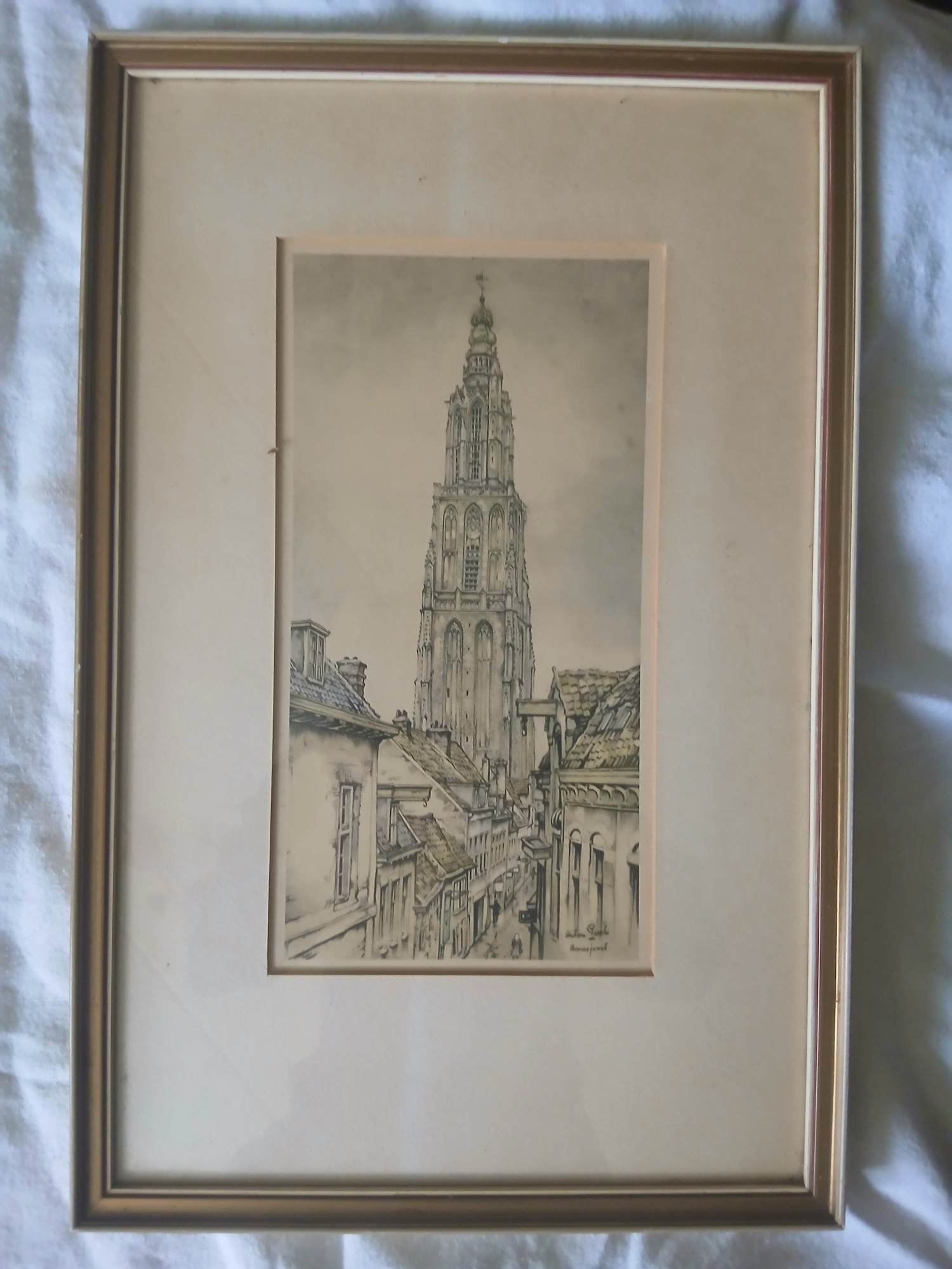 Anton Pieck - Lieve vrouwen toren Amersfoort kopen? Bied vanaf 20!