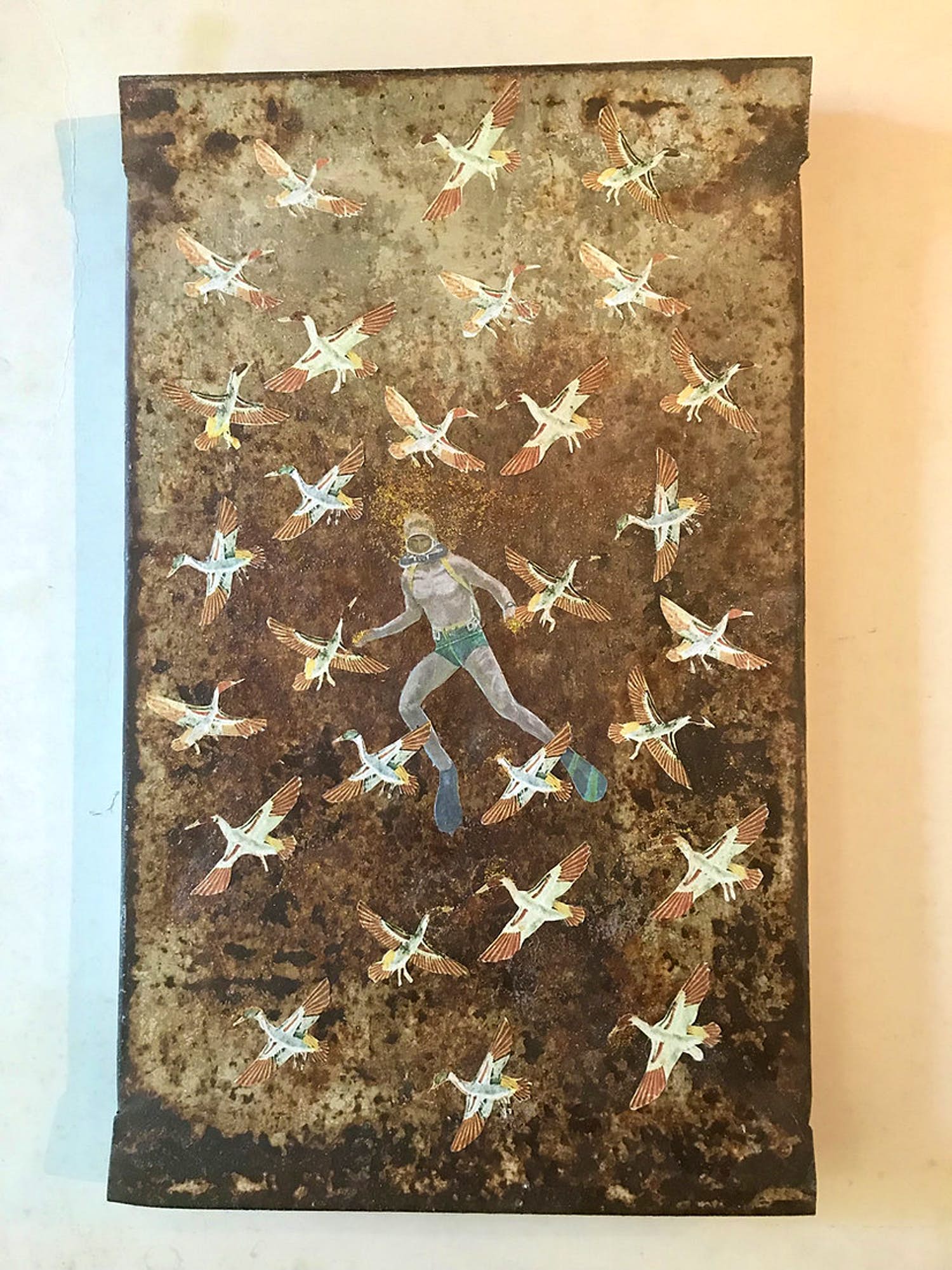 Shila Oringer - Origineel mixed media werk verkocht voor € 145!
