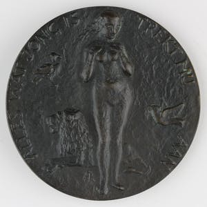 Han Rädecker - Bronzen gietpenning: In Memoriam John A. Rädecker, 1956 kopen? Bied vanaf 75!