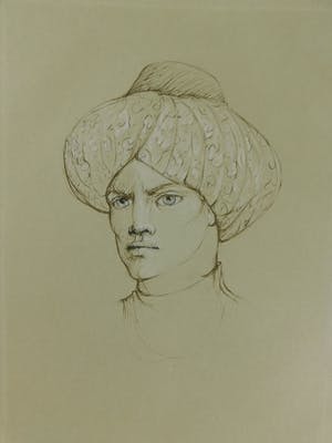 Leonor Fini - Man with turban kopen? Bied vanaf 25!