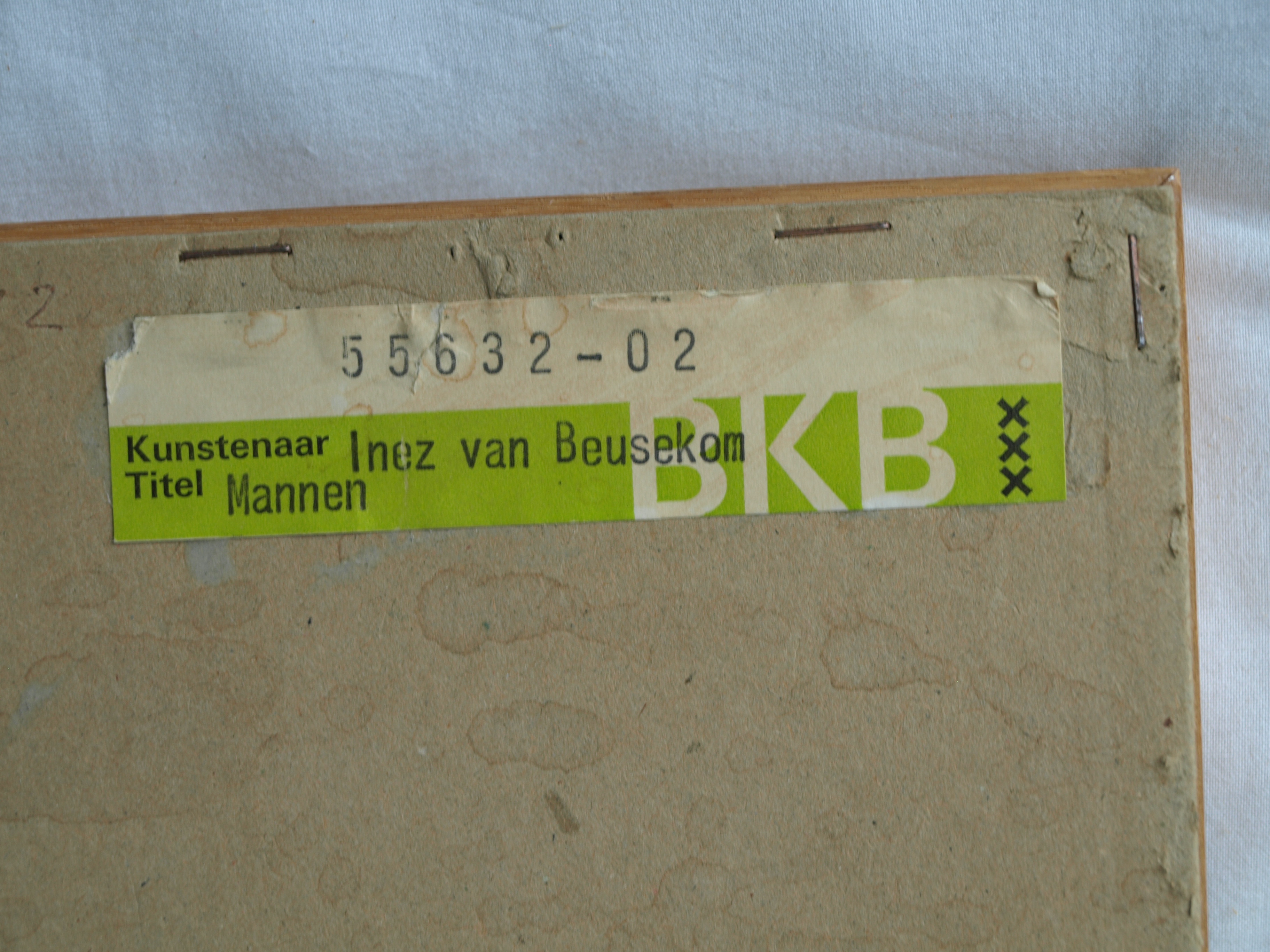 Inez van Beusekom - Ets, Mannen – gesigneerd & ingelijst – 1976  kopen? Bied vanaf 1!
