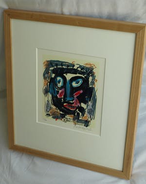 Kees Salentijn - Ingelijste litho , Hoofd kopen? Bied vanaf 40!