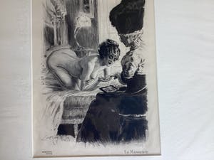 Almery Lobel-Riche - 3 x Erotische Gravures uit de Belle Epoque van Parijs 1928- 1939 kopen? Bied vanaf 10!
