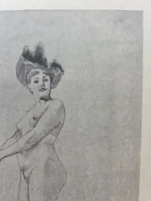 Felicien Rops - Studie Pornocrates. 1905. kopen? Bied vanaf 89!