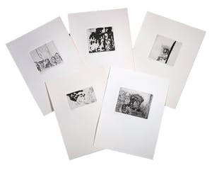 Luis Filcer - Lot van vijf etsen kopen? Bied vanaf 1!