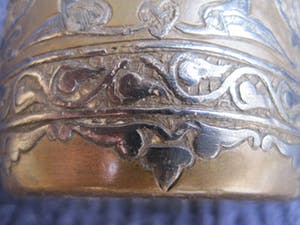 Brons (Onbekend) - Perzische met zilver ingelegde kom. kopen? Bied vanaf 35!