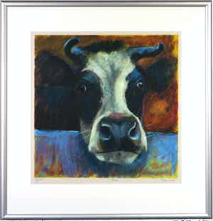 Theo Onnes - Zeefdruk, Anna - Ingelijst verkocht voor € 50!