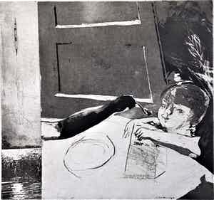 Simon Koene - Pap (op weg naar de maan) verkocht voor € 35!