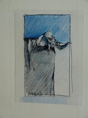 Fon Klement - 2 Tekeningen , schetsen - 1987 kopen? Bied vanaf 50!