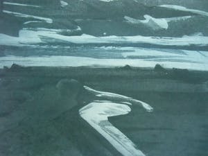 Wim van der Veer - SCHAATSERS IN EEN AVONDLANDSCHAP kopen? Bied vanaf 40!