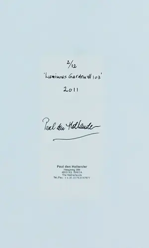Paul den Hollander - 3 x Digitale print, Luminous Garden #103, #27 en #23 kopen? Bied vanaf 120!