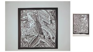 Rik van Iersel - Zeefdruk, Lot van twee Figuren kopen? Bied vanaf 50!